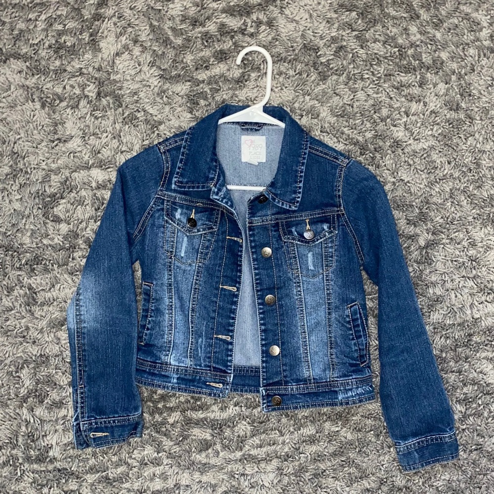 childrens place || blue denim jacket